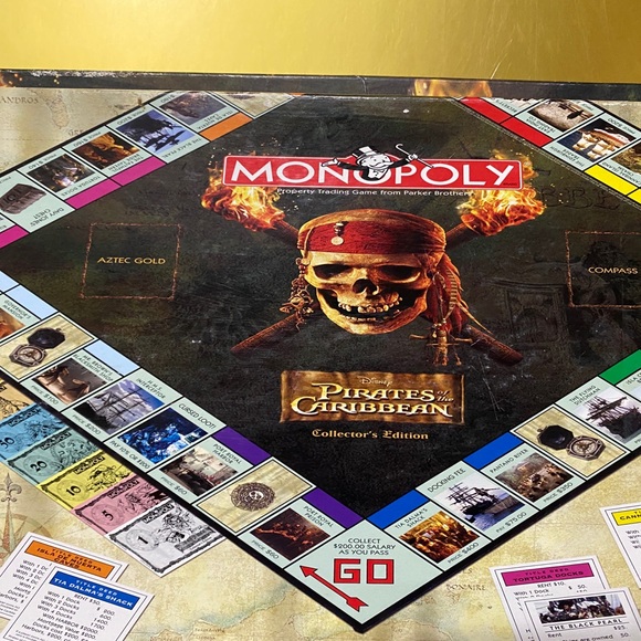 MONOPOLY DISNEY PIRATES OF THE CARIBBEAN COLLECTOR’S EDITION GAME COMPLETE - Picture 10 of 13
